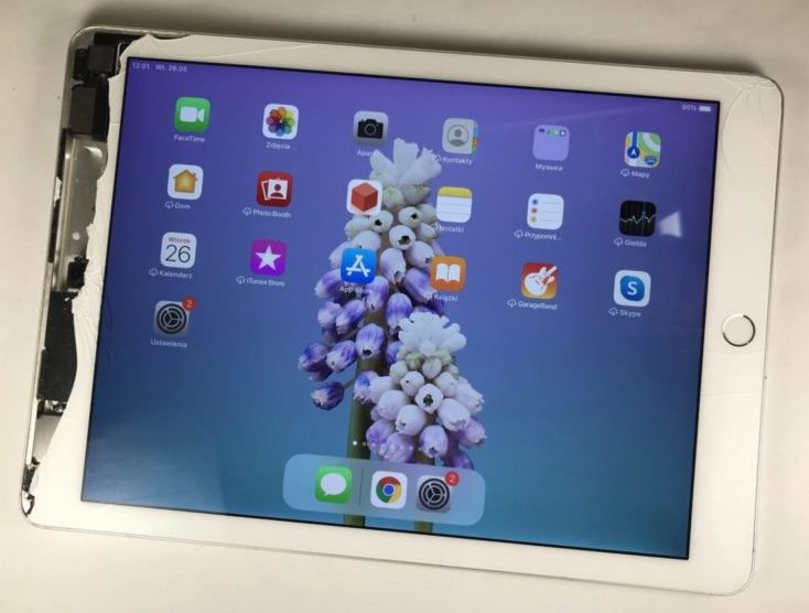 iPad Pro 9,7 zbita szybka