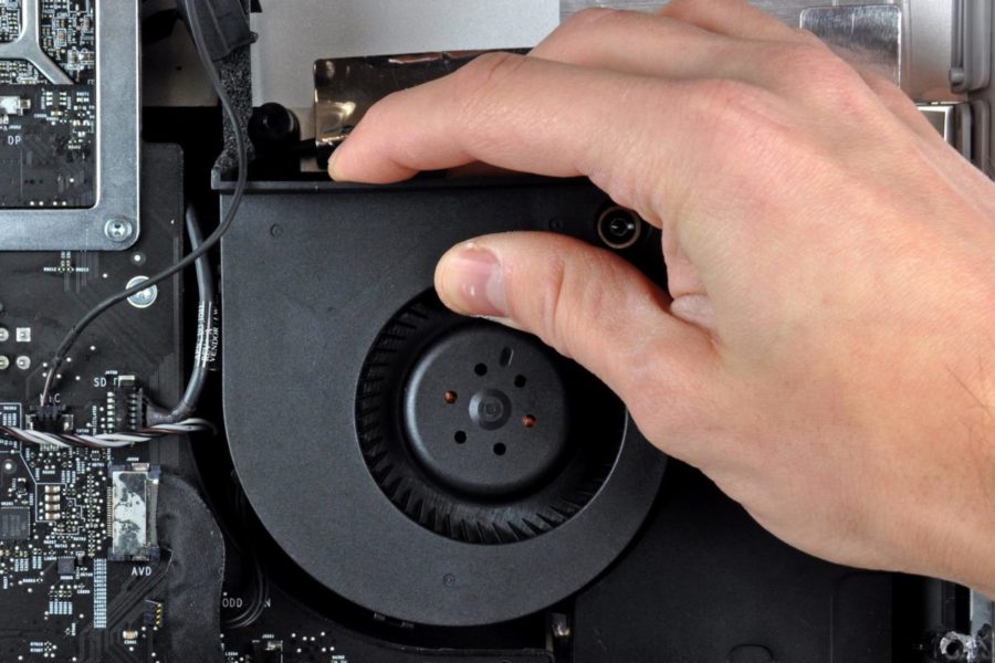 wentylator imac po czyszczeniu