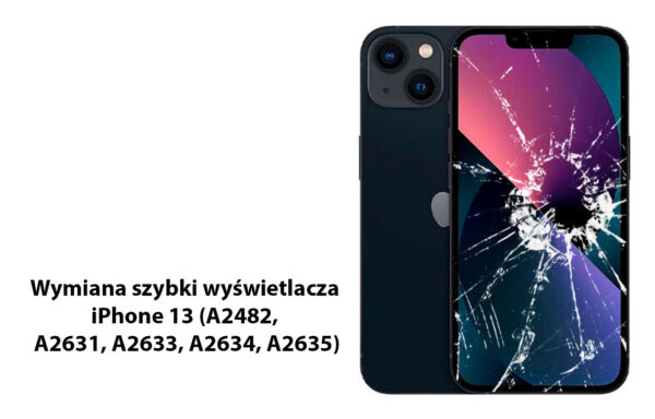 Wymiana zbitej szybki iPhone 13 (A2482, A2631, A2633, A2634, A2635)